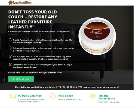 website thubmnail of Leatherrite
