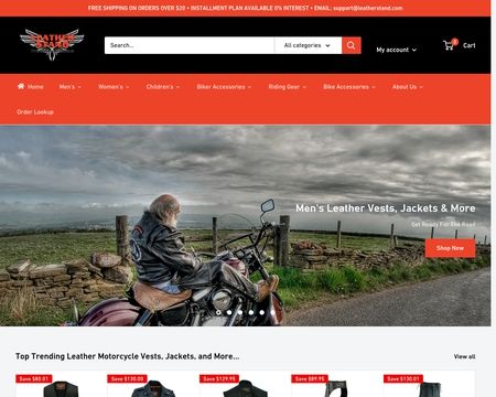 website thubmnail of Leatherstand