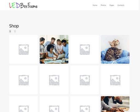 website thubmnail of Ledboxframe.co.uk