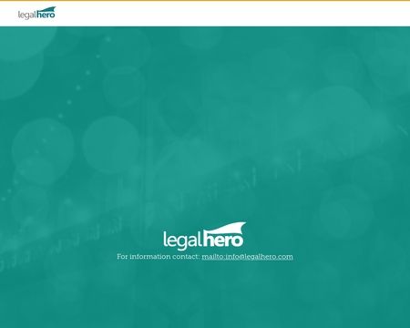 website thubmnail of Legal Hero