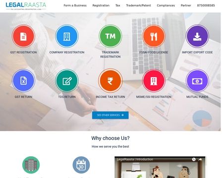 website thubmnail of LegalRaasta