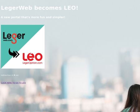 website thubmnail of Legerweb.com