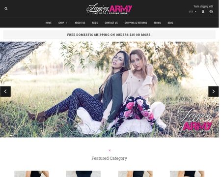 website thubmnail of Legging Army