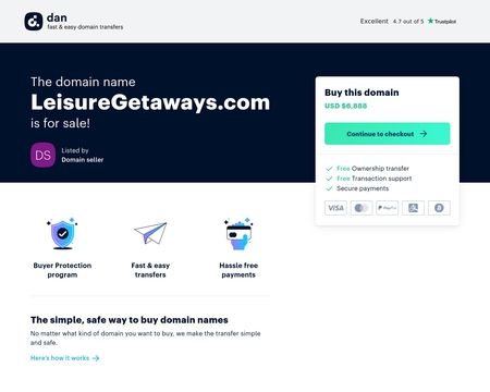 website thubmnail of LeisureGetaways