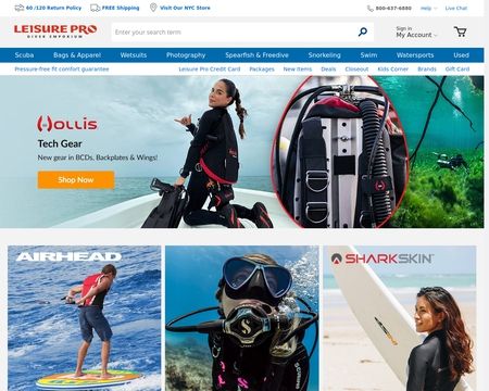 website thubmnail of LeisurePro