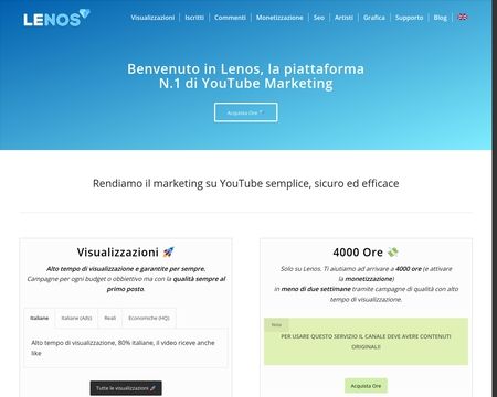 website thubmnail of Lenos