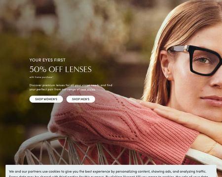 website thubmnail of LensCrafters