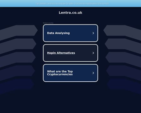 website thubmnail of Lentra.co.uk