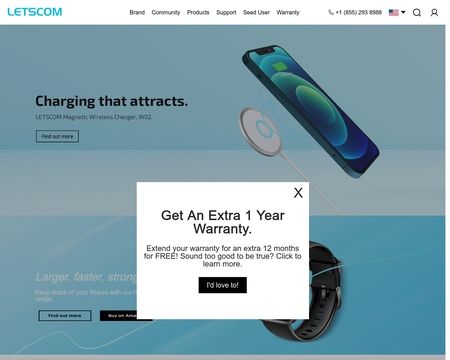 website thubmnail of Letscom