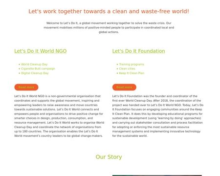 website thubmnail of Letsdoitworld.org
