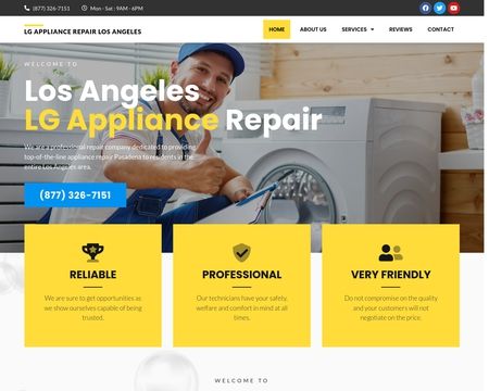 website thubmnail of Lgrepairservicecenter