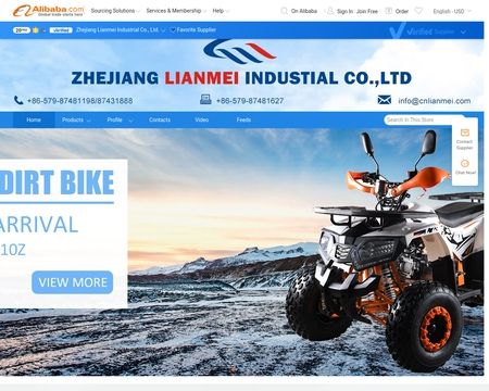 website thubmnail of Zhejiang Lianmei Electric Scooters
