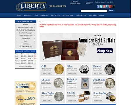 website thubmnail of Liberty Coin