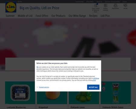 website thubmnail of Lidl GB