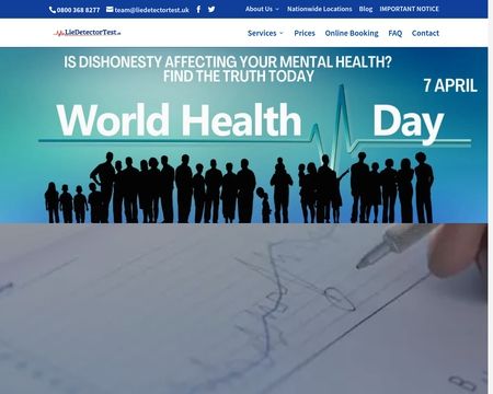 website thubmnail of Lie Detector Test