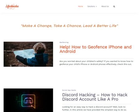 website thubmnail of Lifechacha