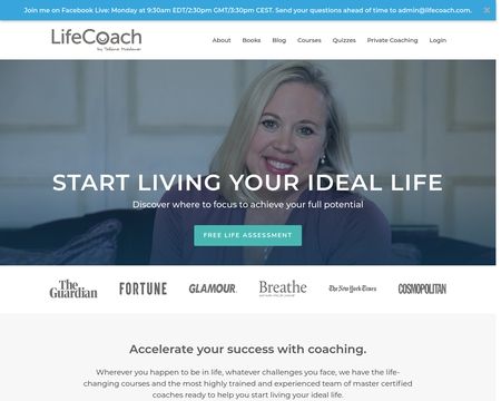 website thubmnail of LifeCoach