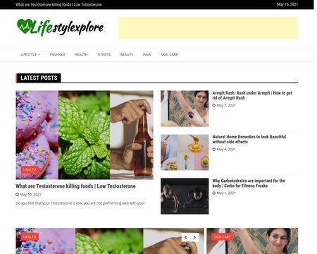 website thubmnail of Lifestylexplore