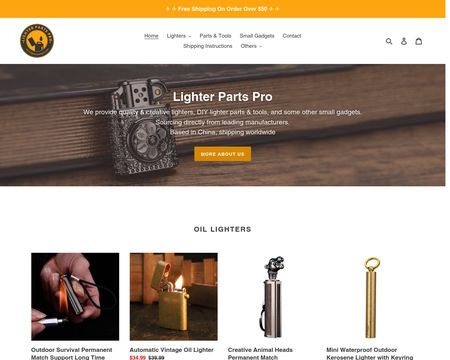 website thubmnail of Lighter Parts Pro