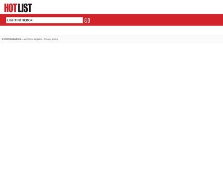 website thubmnail of Lightinthebox.fr