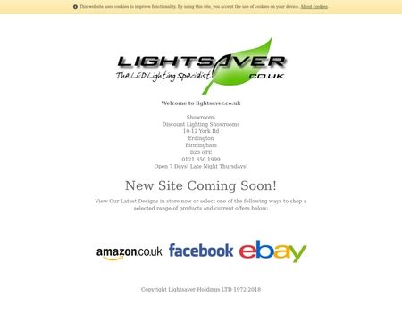 website thubmnail of LightSaver UK