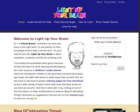 website thubmnail of Light Up Your Brain