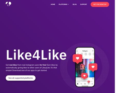 website thubmnail of Like4Like