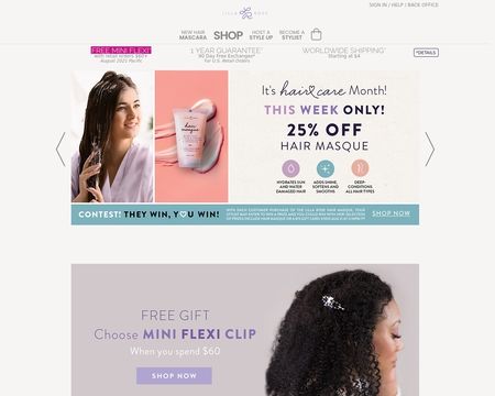 website thubmnail of Lilla Rose