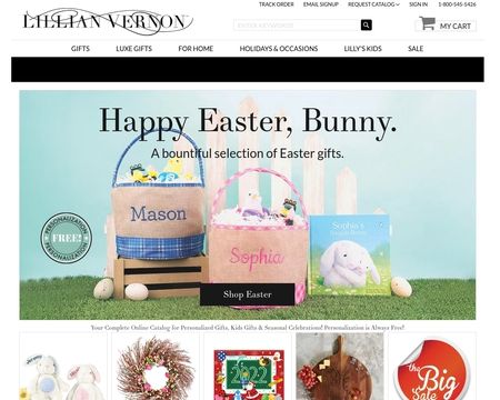 website thubmnail of Lillian Vernon