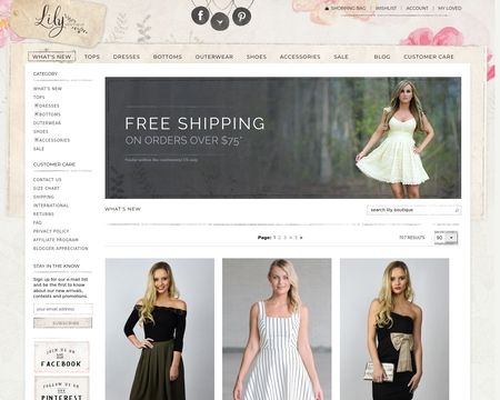 website thubmnail of LilyBoutique