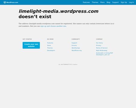 website thubmnail of Limelight-Media.co.uk