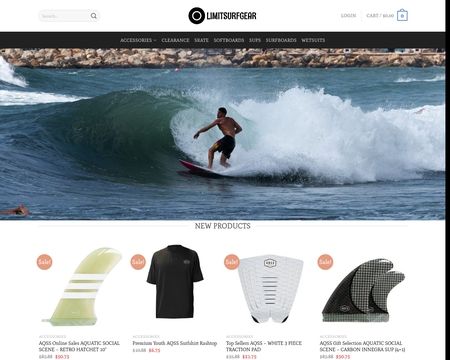 website thubmnail of Limitsurfgear