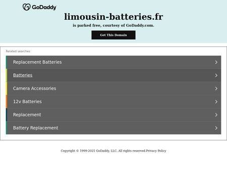 website thubmnail of Limousin-batteries.fr