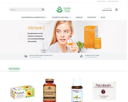 website thubmnail of Lindavita