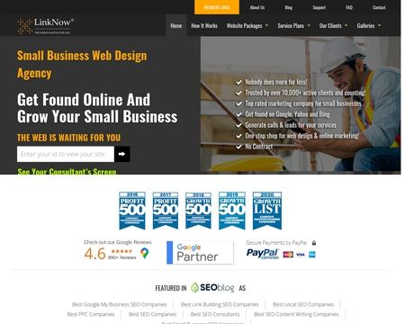 website thubmnail of LinkNow