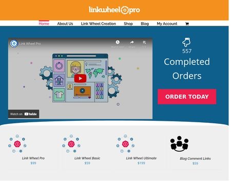 website thubmnail of Linkwheel.pro