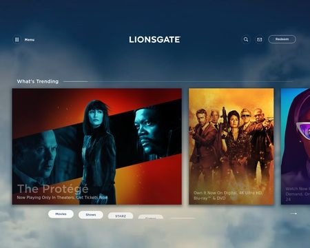 website thubmnail of Lions Gate Entertainment