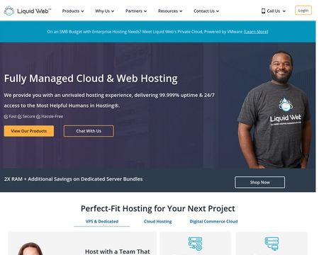 website thubmnail of Liquid Web