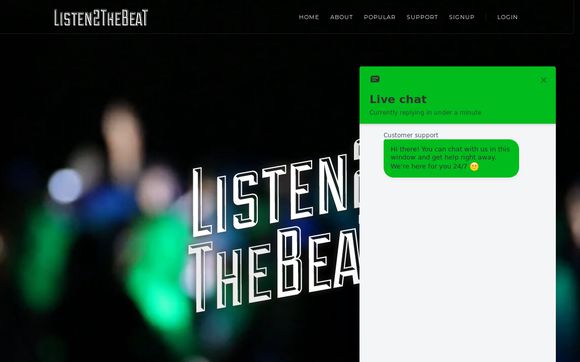Thumbnail of Listen2thebeat.com