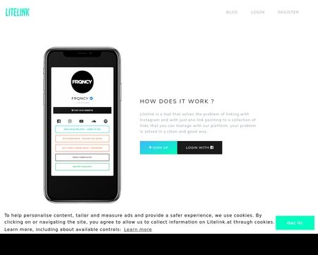 website thubmnail of Litelink.at