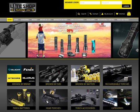 website thubmnail of Liteshop.com.au