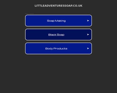 website thubmnail of Littleadventuressoap.co.uk