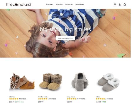 website thubmnail of LittleNatural