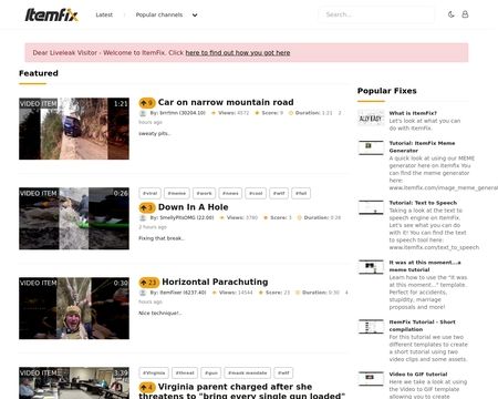 website thubmnail of LiveLeak