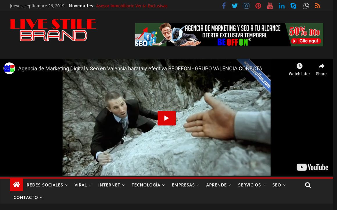 website thubmnail of Livestylebrand.es