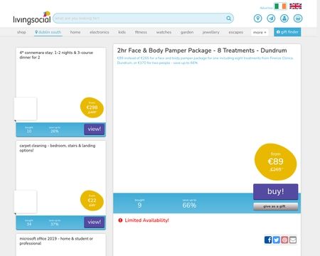website thubmnail of Livingsocial.ie