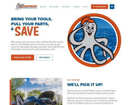 website thubmnail of Lkqpickyourpart