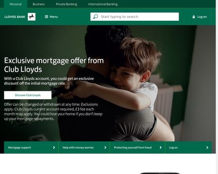website thubmnail of Lloydsbank.co.uk