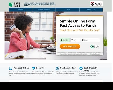website thubmnail of Loansolo.co