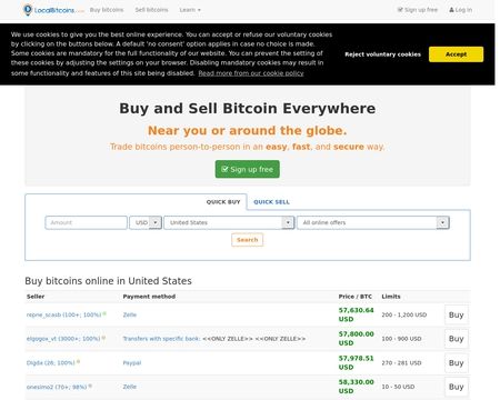 website thubmnail of Localbitcoin